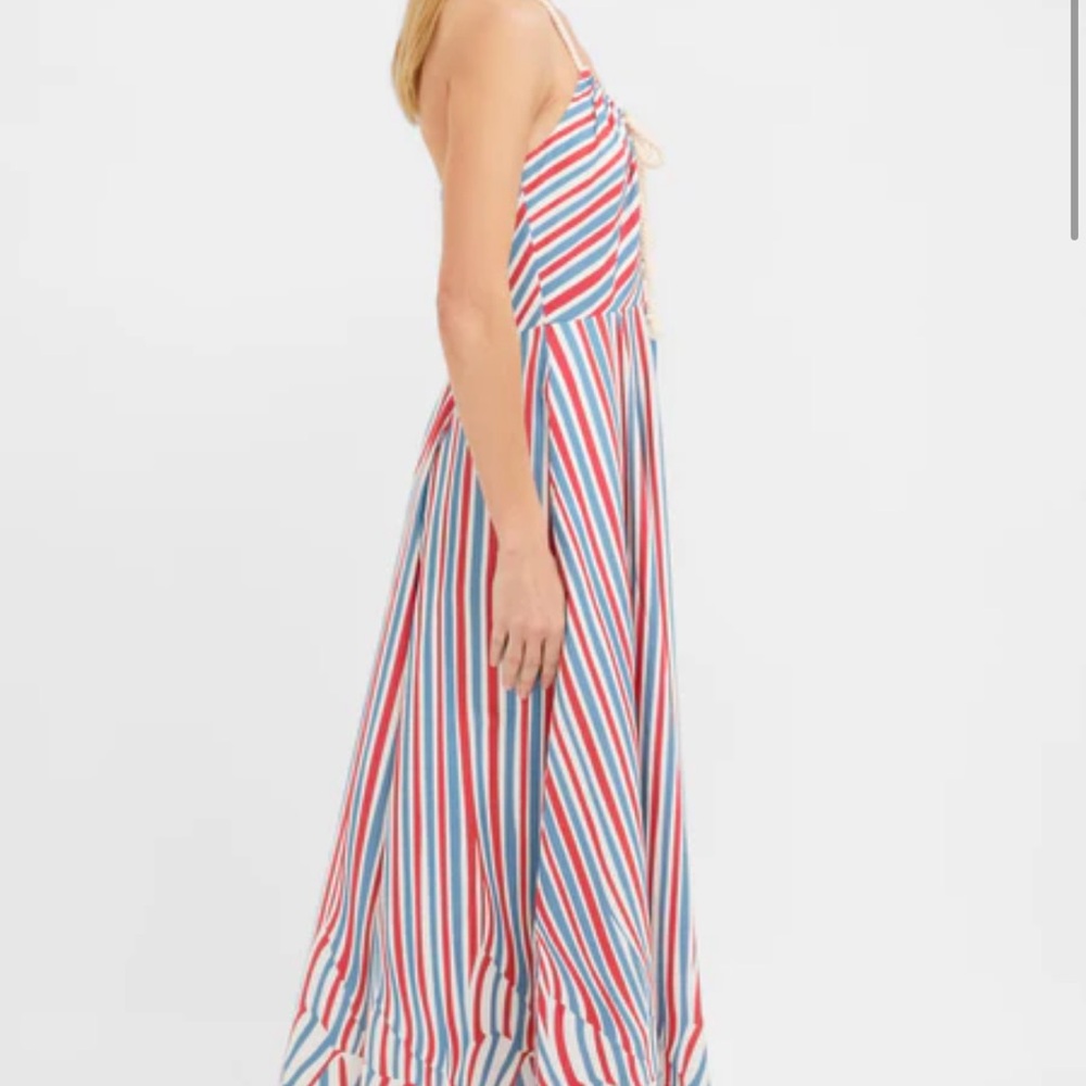 Tuckernuck Americana Stripe Sierra Dress red white blue nautical - Picture 3 of 8